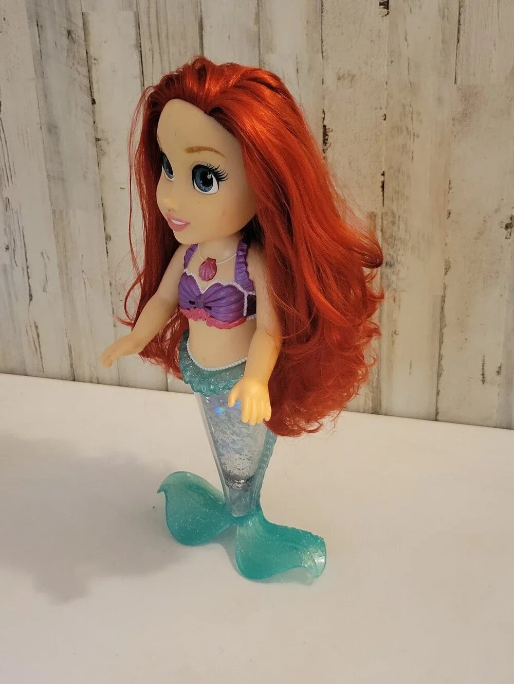 Disney Princess Ariel Sparkle Mermaid Doll Talks Sings 14